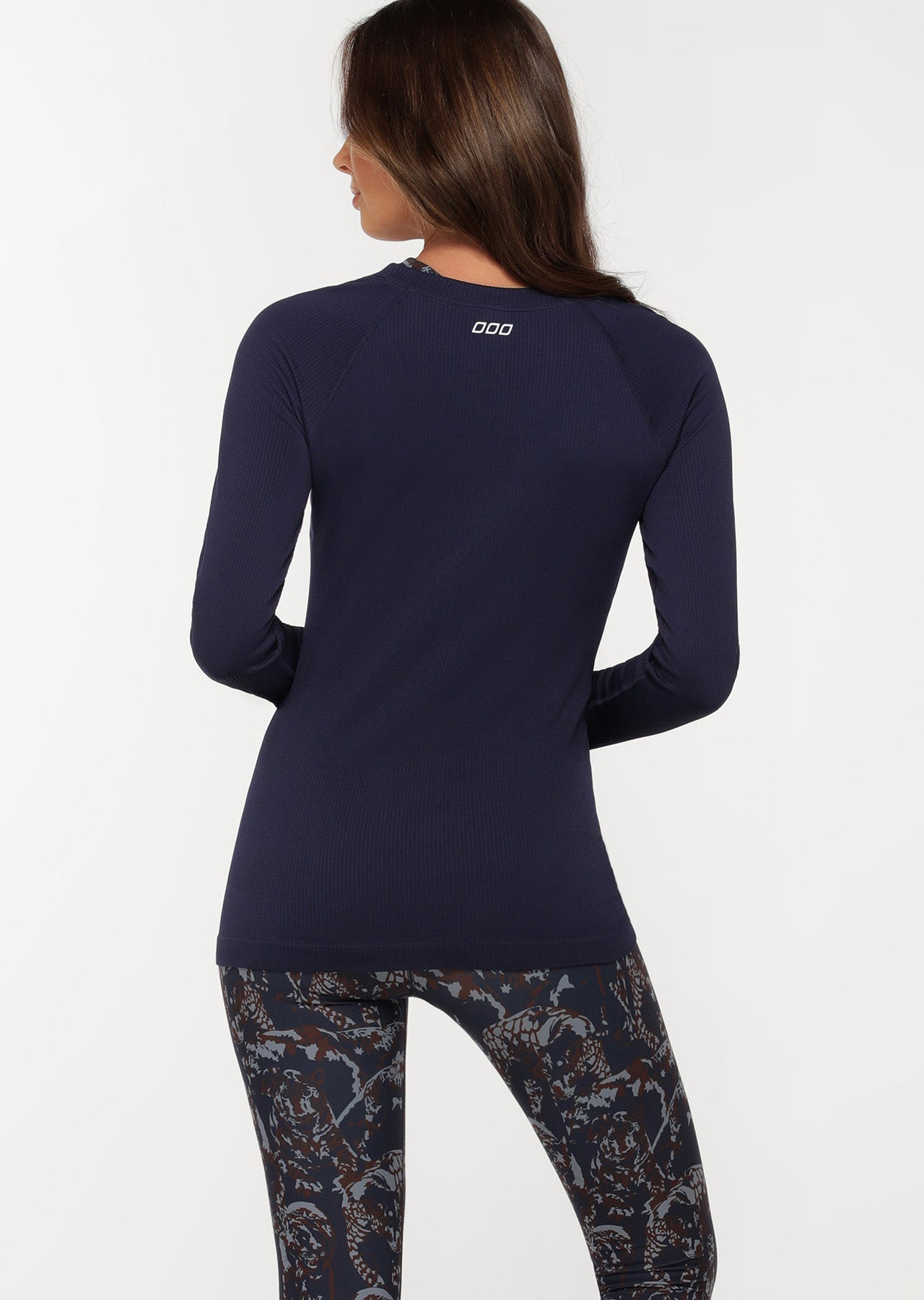 Lorna Jane Traction Seamless Long Sleeve Top - French Navy