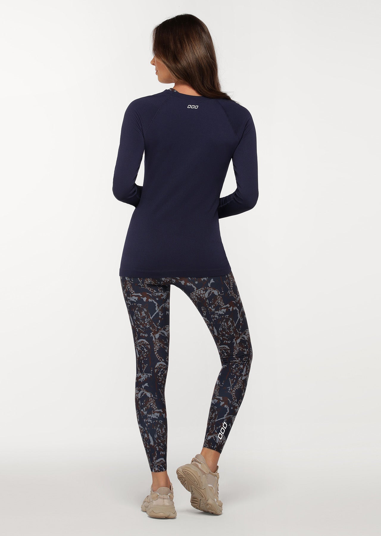 Lorna Jane Traction Seamless Long Sleeve Top - French Navy