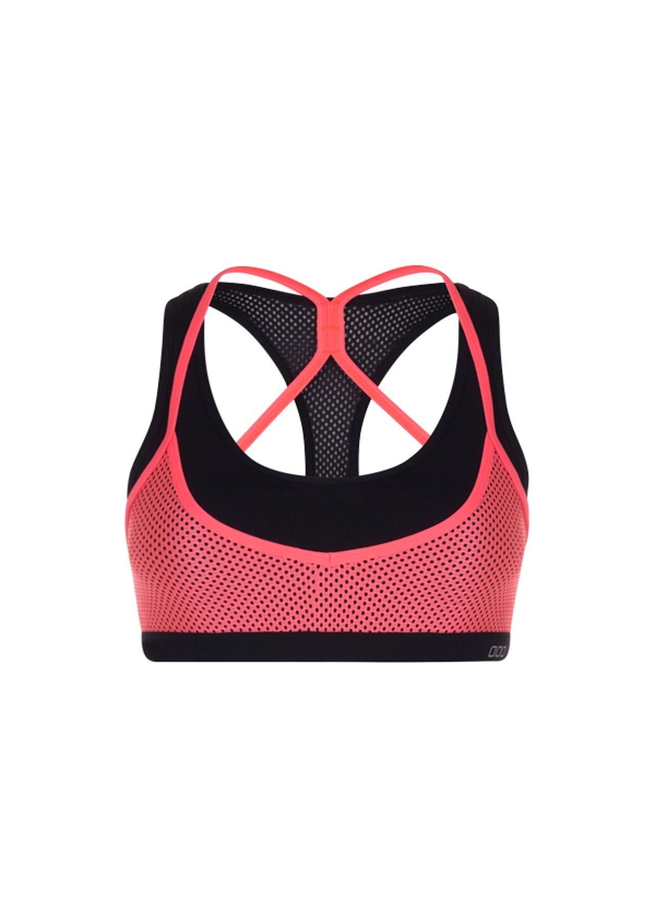 Lorna Jane Twofold Ultimate Sports Bra - Calypso/Black