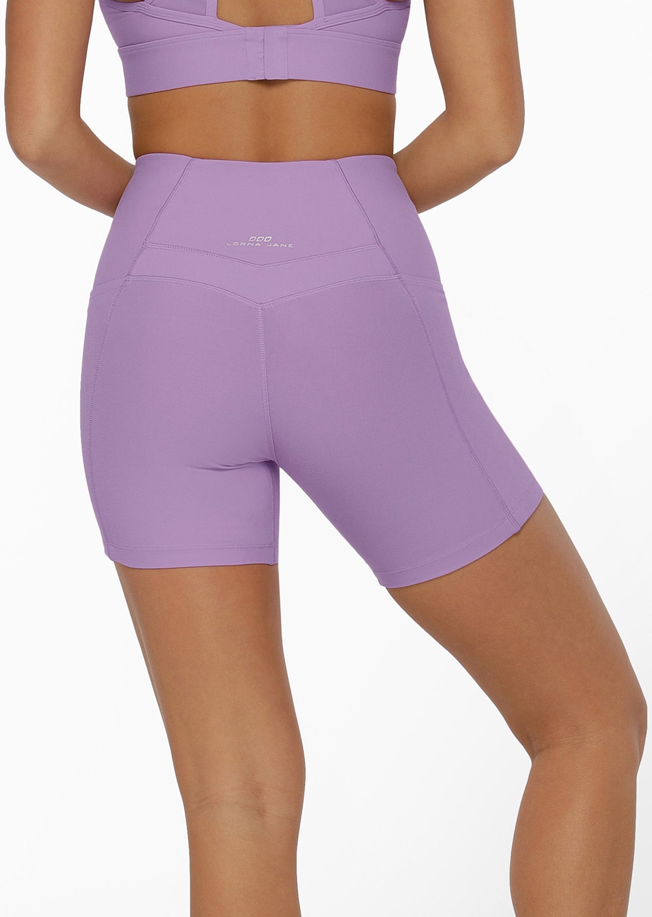 Lorna Jane Ultimate Excel Bike Shorts - Lilac Buzz