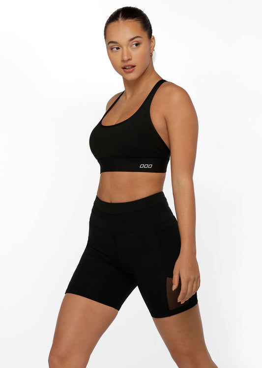 Lorna Jane Ultra Hold Booty Bike Shorts - Black