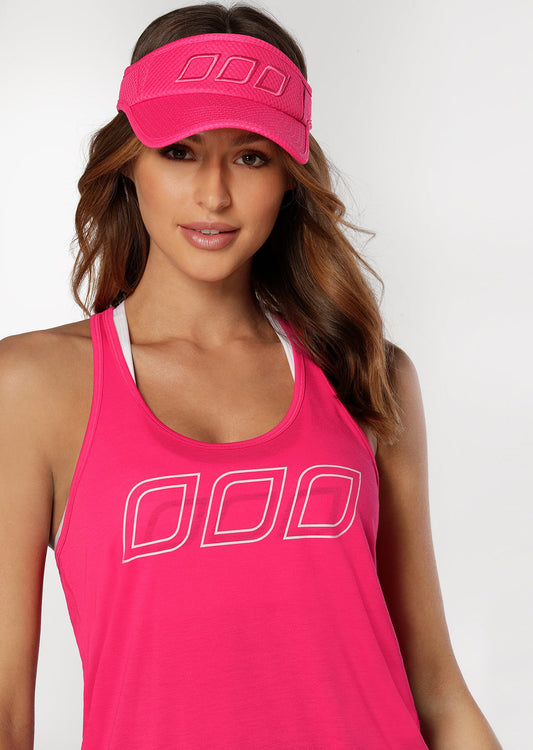 Lorna Jane Ventilation Visor - Neon Raspberry