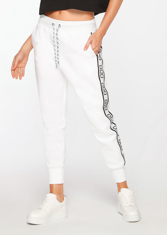 Lorna Jane Vintage Track Pants - White