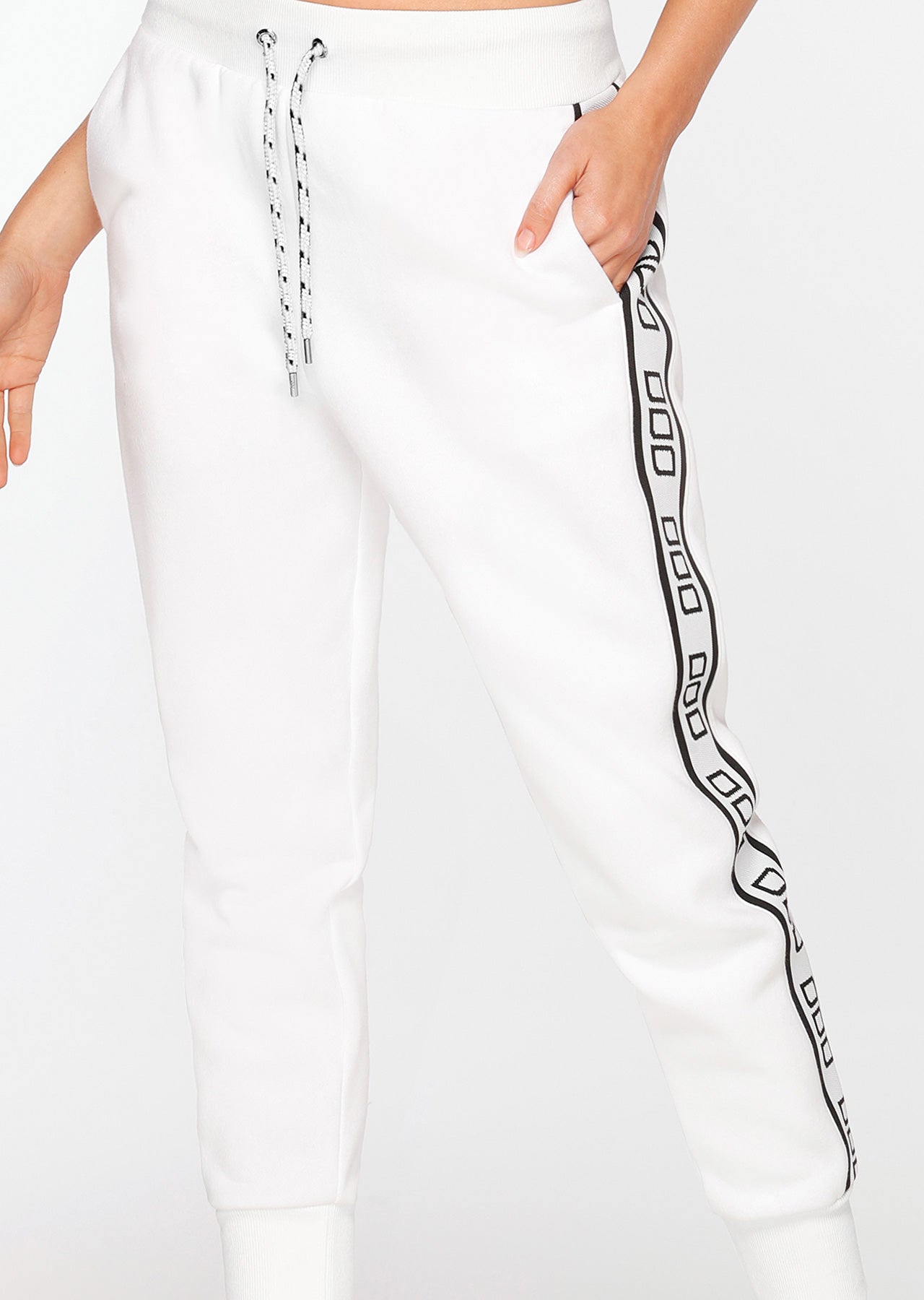 Lorna Jane Vintage Track Pants - White