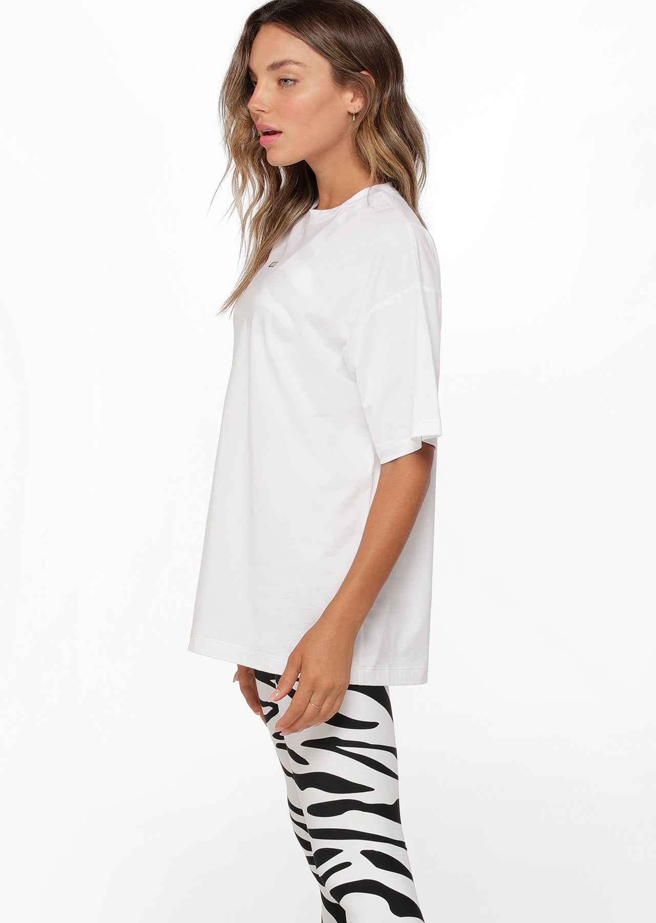 Lorna Jane Voltage Boyfriend Tee - White