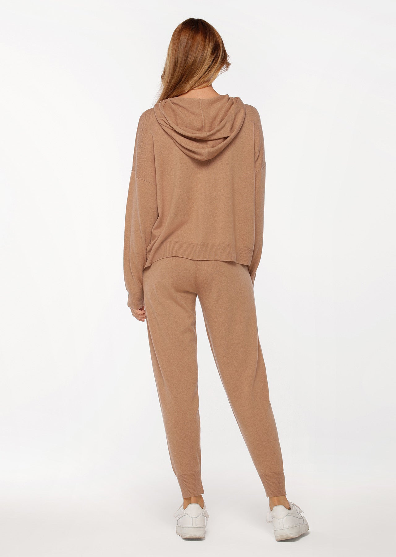 Lorna Jane Wellness Wool Hoodie - Biscuit