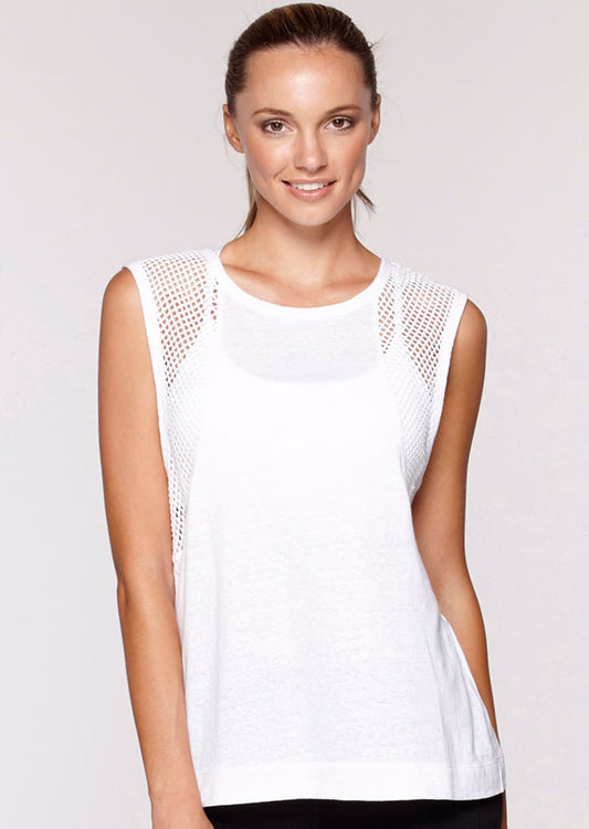 Lorna Jane Whitney Tank - White