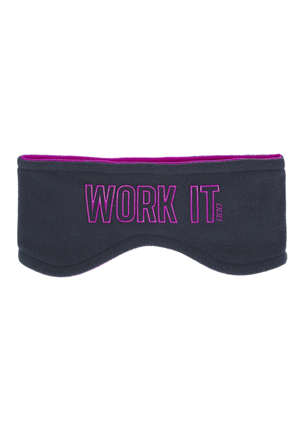 Lorna Jane Work It Girl Ear Warmer - Very Fuchsia/Canyon