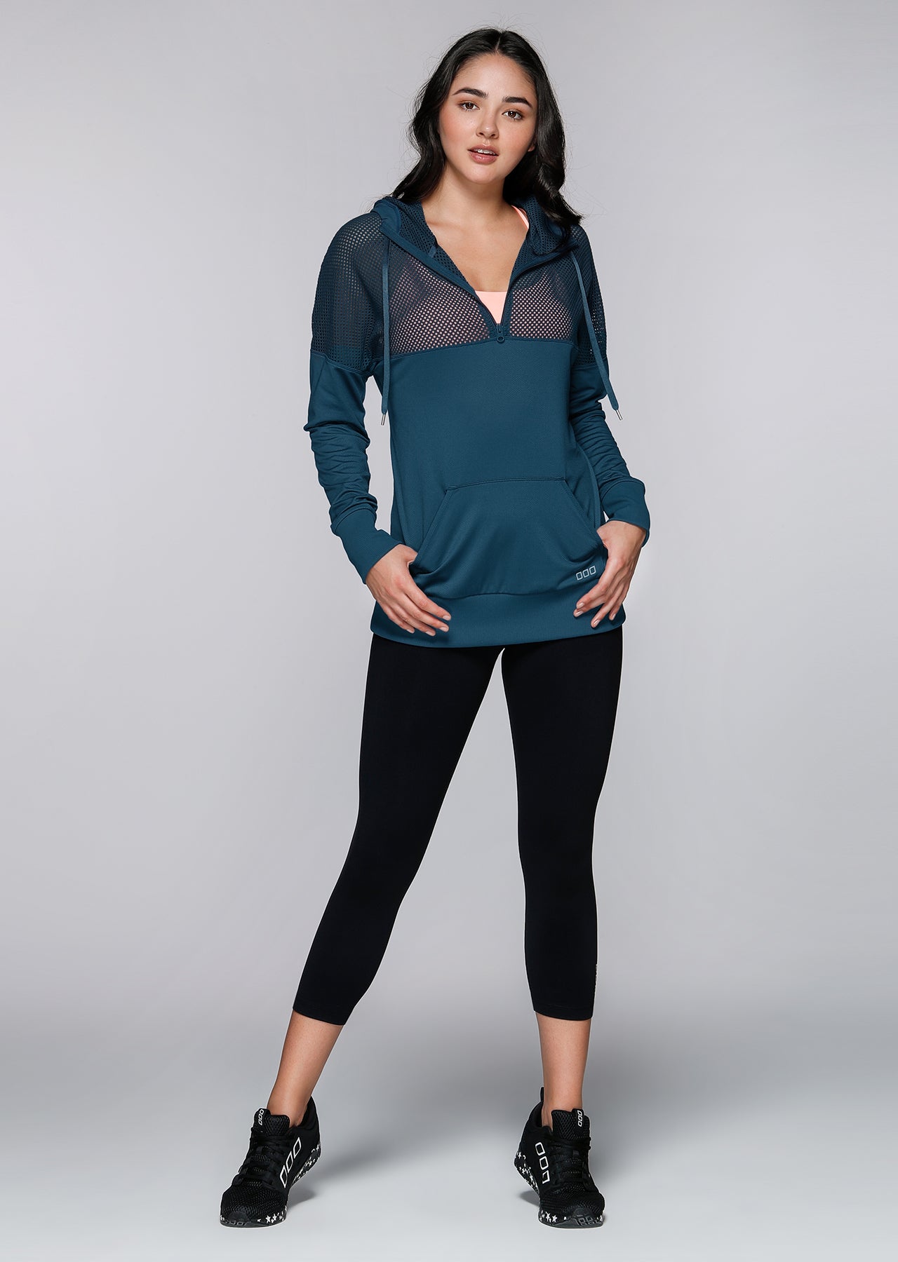 Lorna Jane Work It Hoodie - Twilight Blue