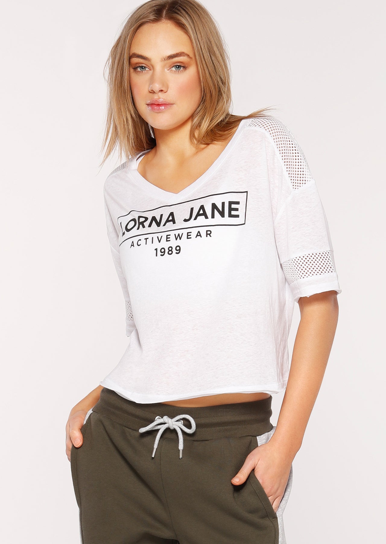 Lorna Jane Working Out T-Shirt - White