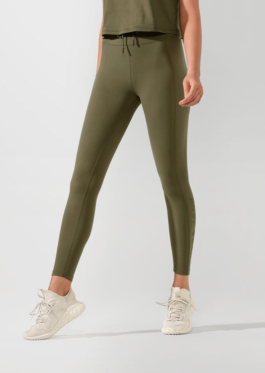 Lorna Jane Yasmin Core Ankle Biter Tight - Pale Olive