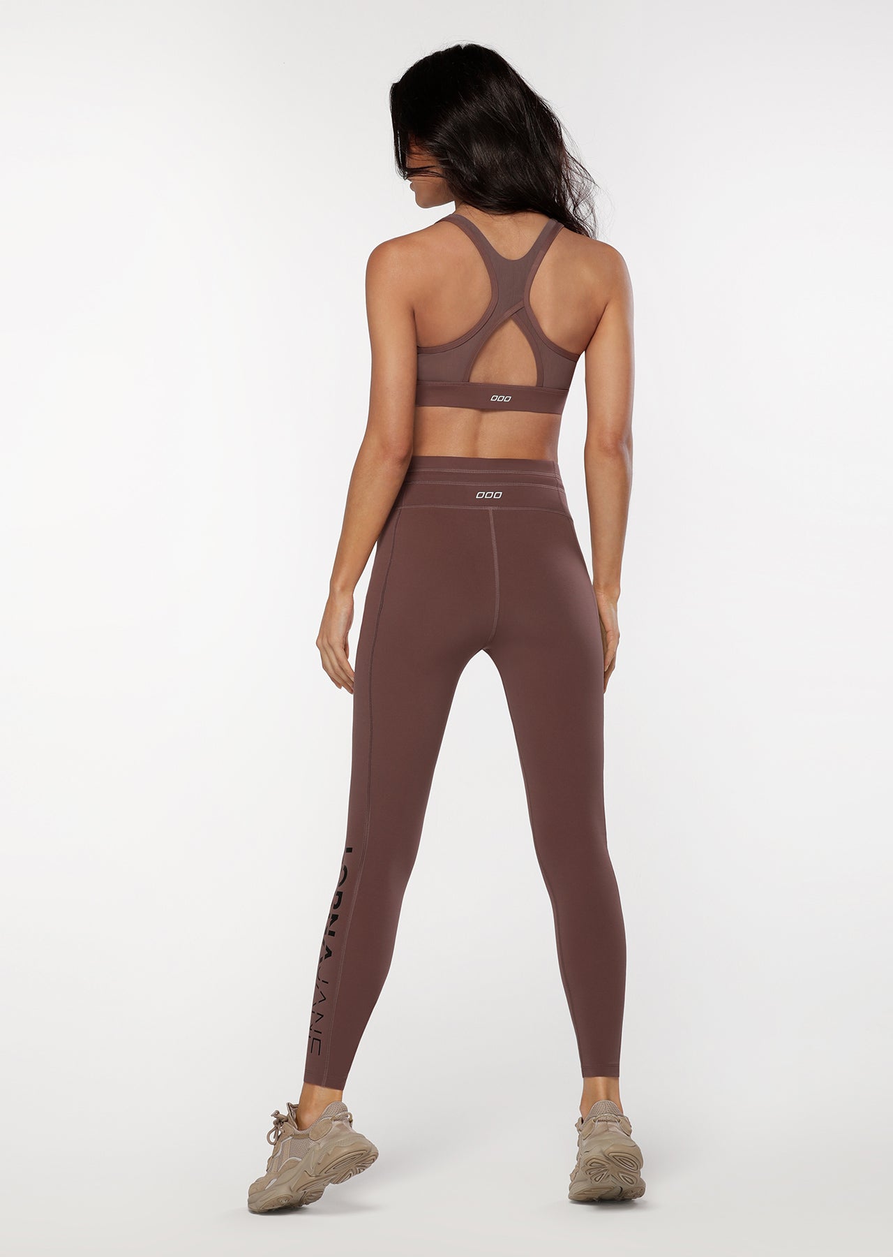 Lorna Jane Yazmin Core Full Length Leggings - Stone