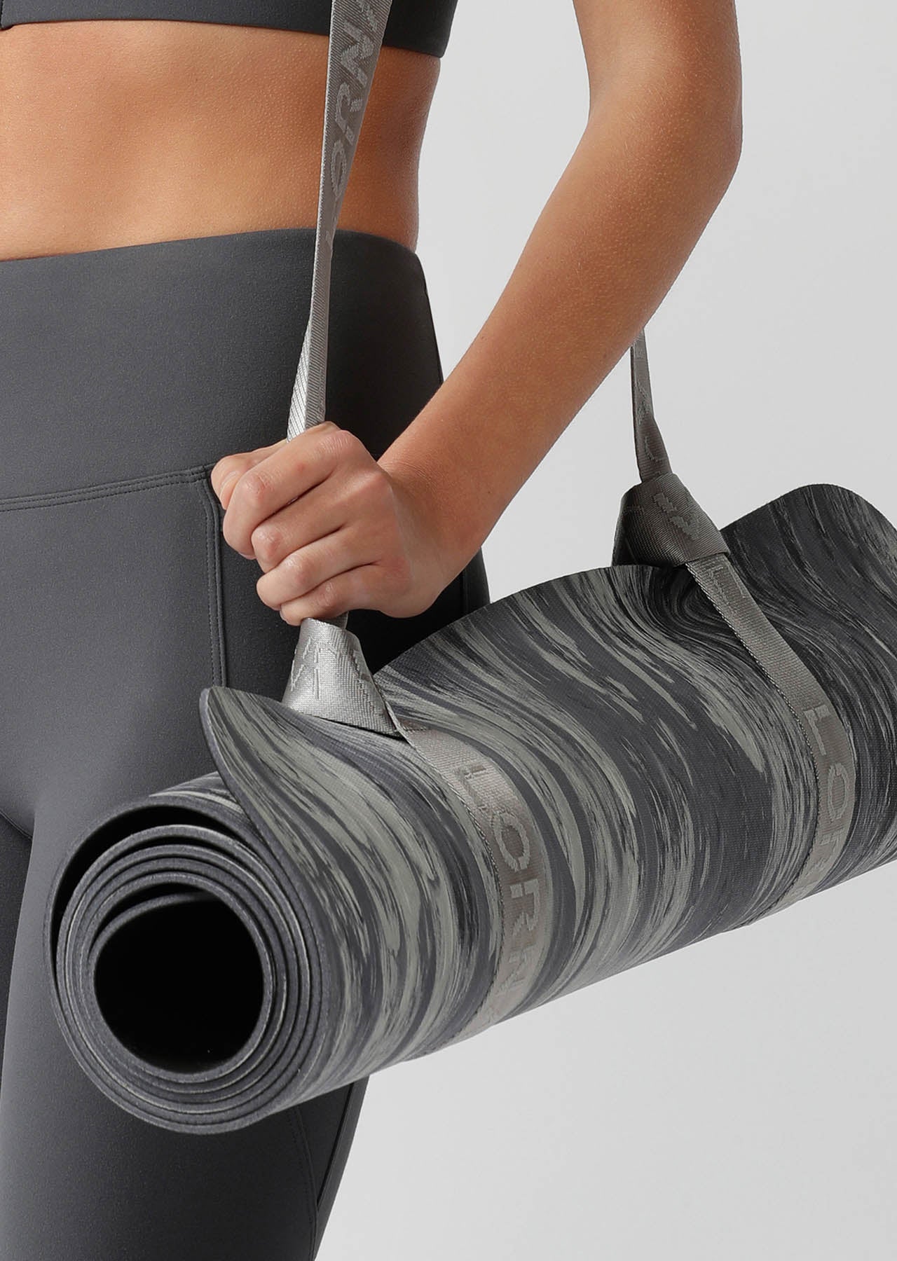 Lorna Jane Yoga Mat Strap - Nu Grey