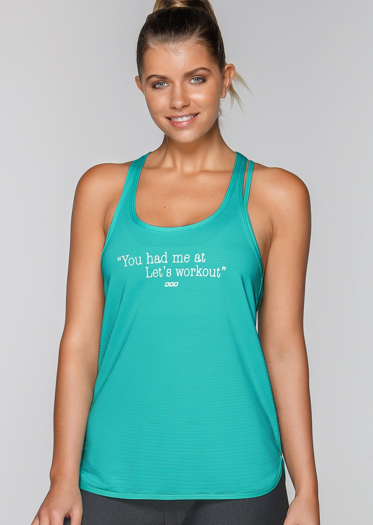 Lorna Jane You Had Me Excel Tank - Jade