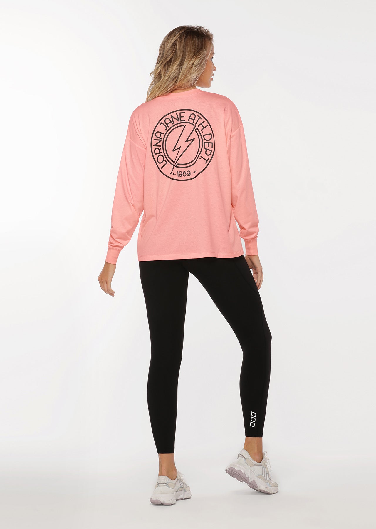 Lorna Jane Ziggy Oversized Long Sleeve Top - Tutu Pink